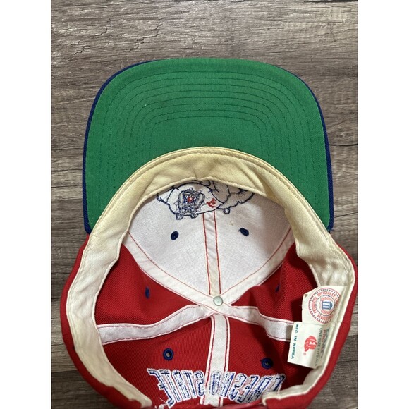 Vtg New Era Fresno State Bulldogs Snapback Hat Big Logo One Size KMG HTF - Picture 8 of 8